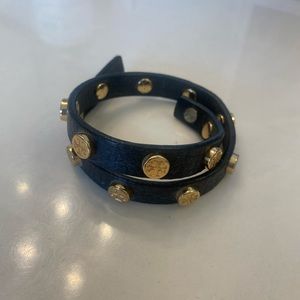 Tory Burch Miller Double Wrap Bracelet